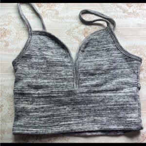 Hollister Grey Crop Top